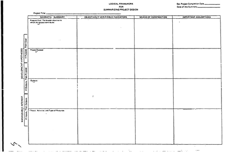 Primeira Matriz da PCI desenvolvida para a USAID