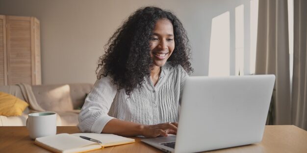 young woman smiling